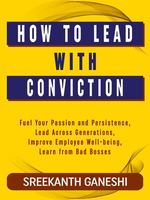 cover image of How to Lead with Conviction